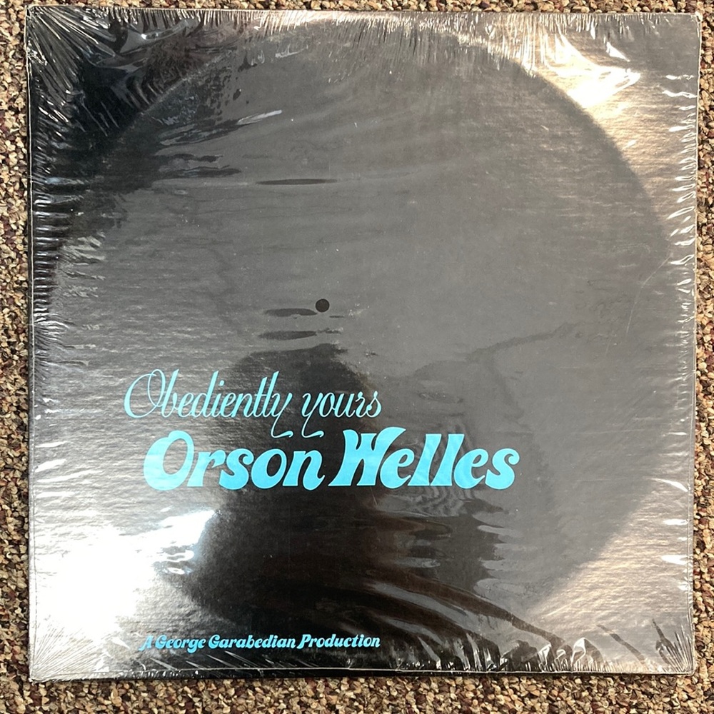 Obediently Yours Orson Welles Vinyl Record NEW UNOPENED